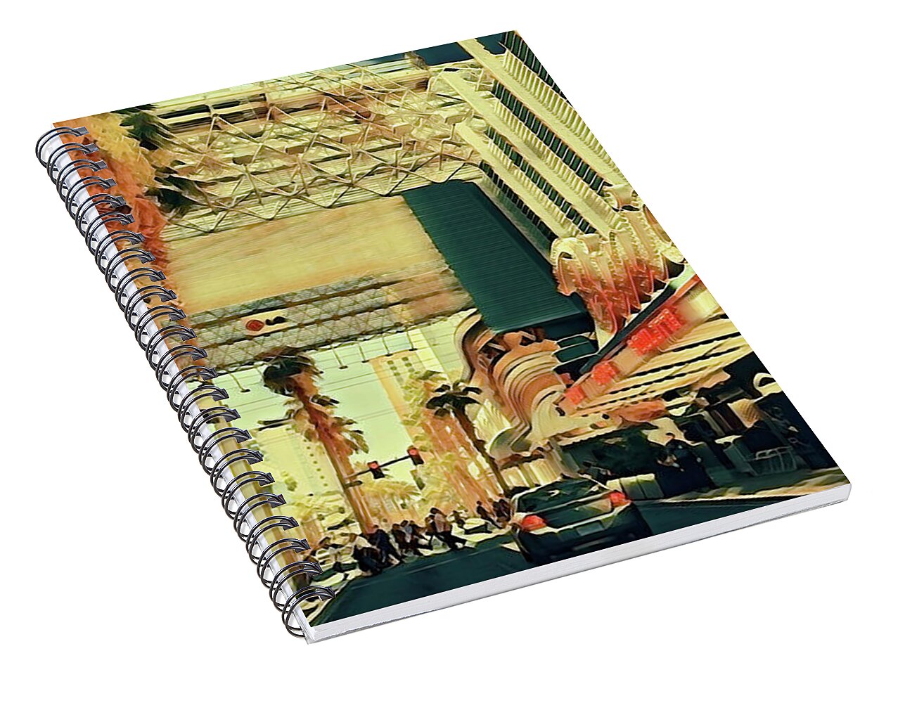 Las Vegas Nevada Old Strip Art - Spiral Notebook