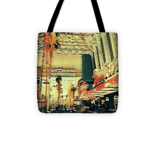 Las Vegas Nevada Old Strip Art - Tote Bag