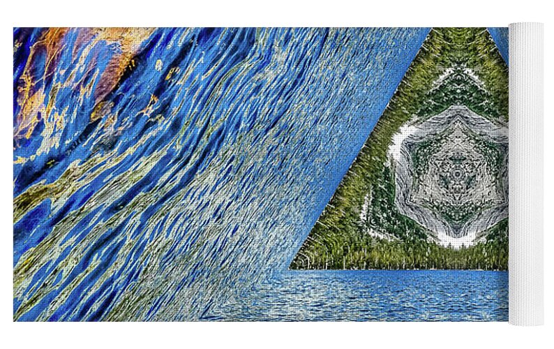 Legend Triangle Water Ripples Design - Yoga Mat