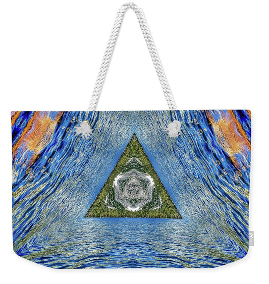 Legend Triangle Water Ripples Design - Weekender Tote Bag