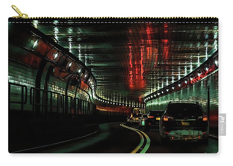 Lincoln Tunnel Show of Lights  - Zip Pouch