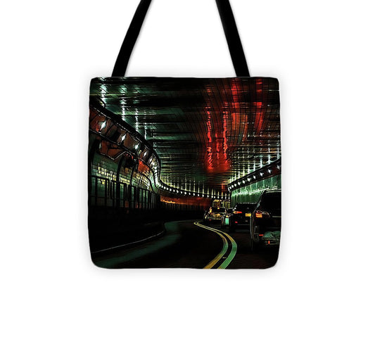 Lincoln Tunnel Show of Lights  - Tote Bag