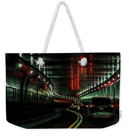 Lincoln Tunnel Show of Lights  - Weekender Tote Bag