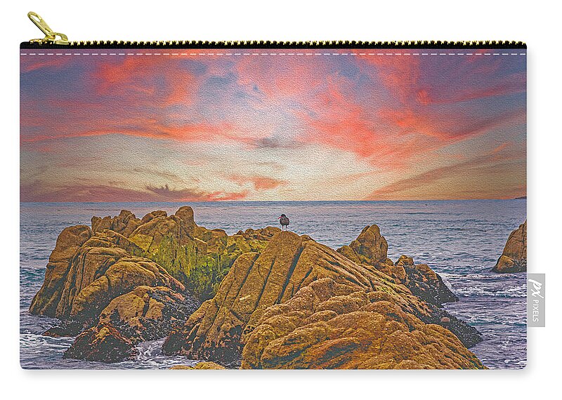 Lovers Point Beach  - Zip Pouch