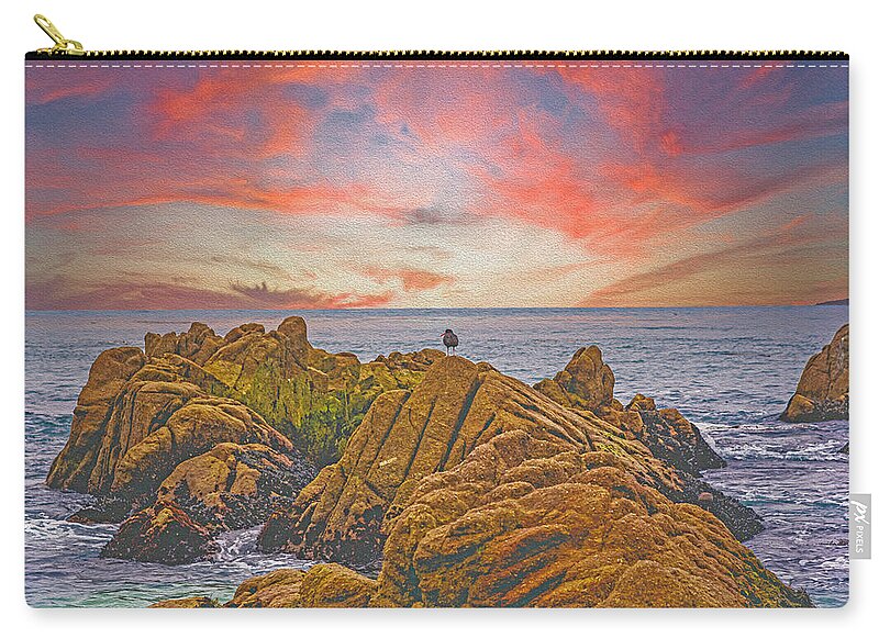 Lovers Point Beach  - Zip Pouch