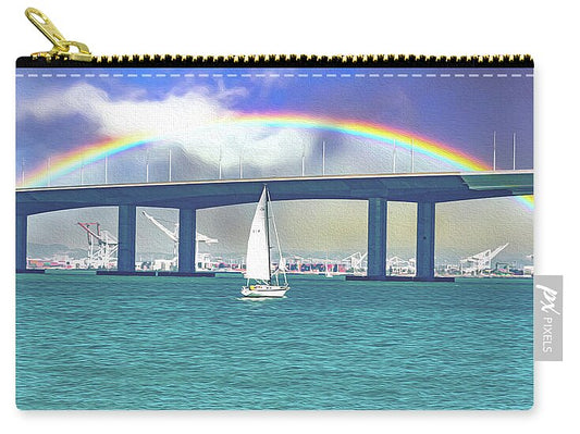 Magical Landscape in the Pacific Ocean - Zip Pouch