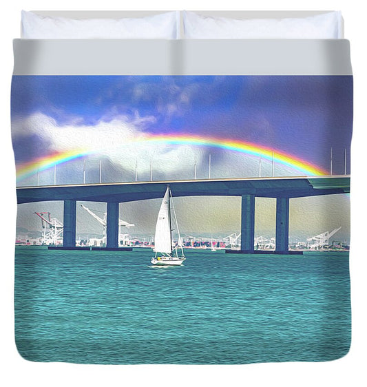 Magical Landscape in the Pacific Ocean - Duvet Cover