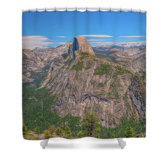 Magical Mountains in Glacier Point - Half Dome - Shower Curtain