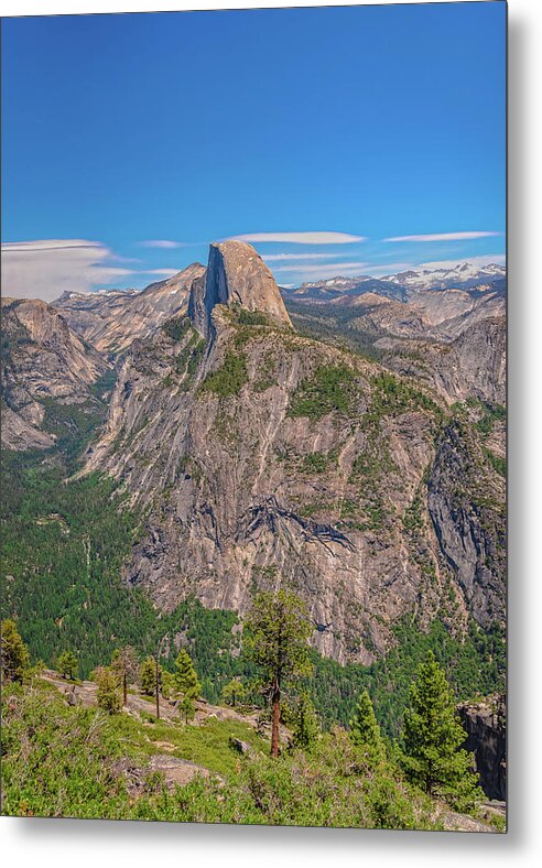 Magical Mountains in Glacier Point - Half Dome - Metal Print