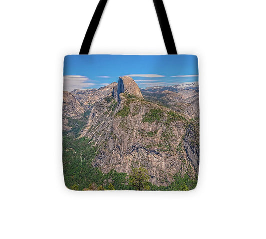 Magical Mountains in Glacier Point - Half Dome - Tote Bag
