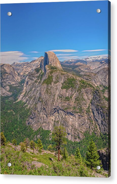 Magical Mountains in Glacier Point - Half Dome - Acrylic Print