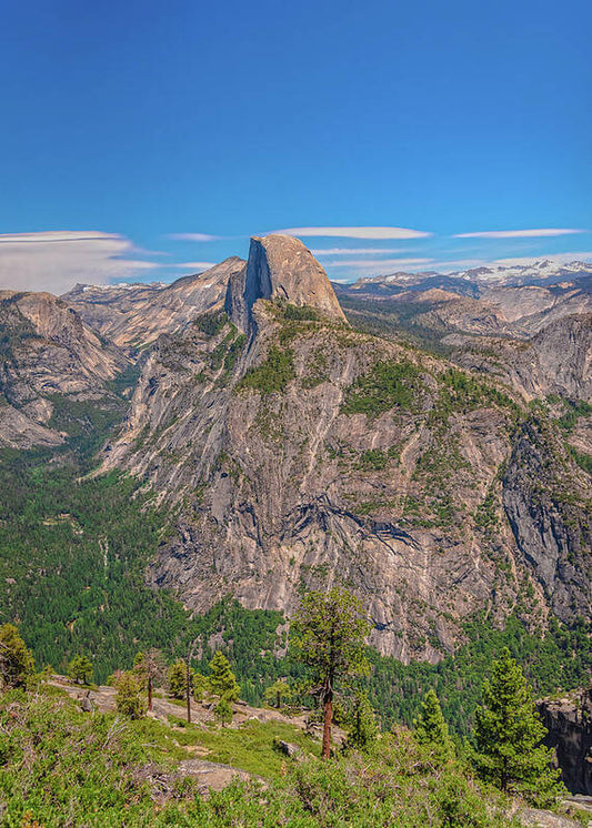 Magical Mountains in Glacier Point - Half Dome - Art Print