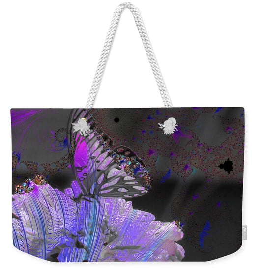 Magical Purples Butterfly Art - Weekender Tote Bag