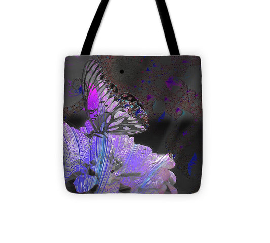 Magical Purples Butterfly Art - Tote Bag