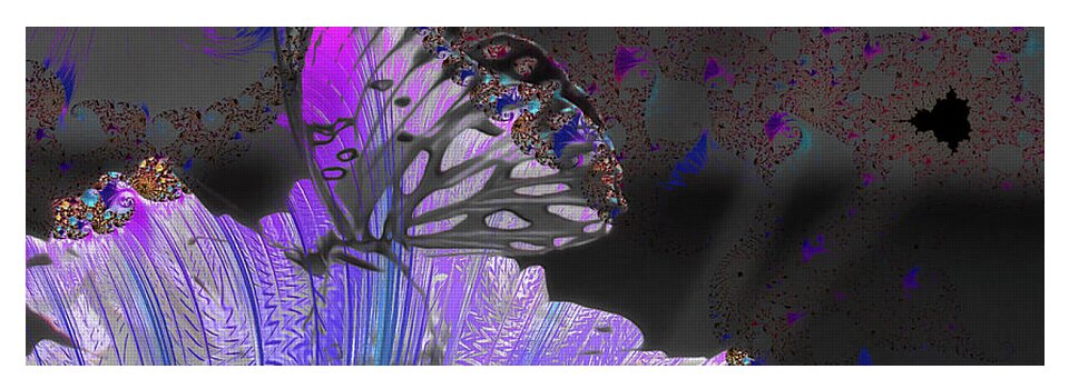 Magical Purples Butterfly Art - Yoga Mat