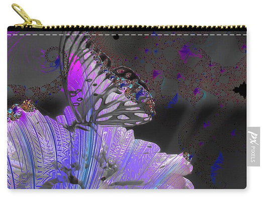 Magical Purples Butterfly Art - Zip Pouch
