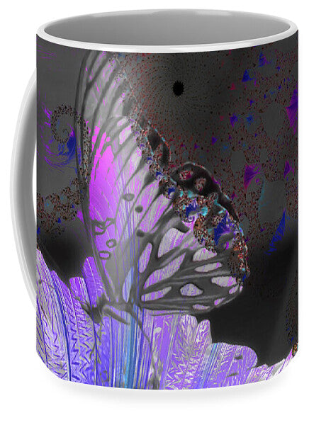 Magical Purples Butterfly Art - Mug