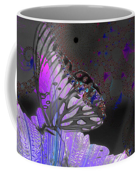 Magical Purples Butterfly Art - Mug