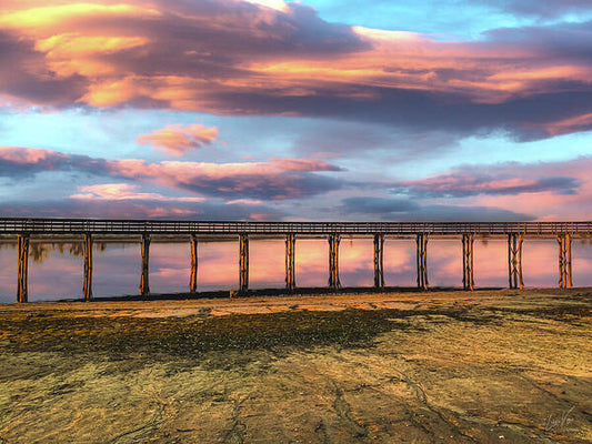Magical sky at Lake Yosemite - Art Print
