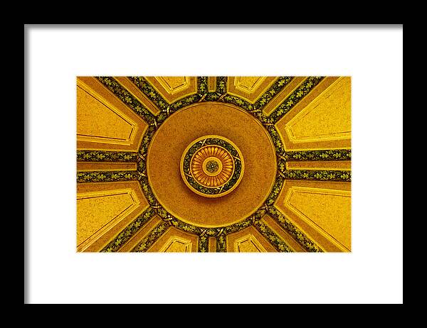 Majestic Ceiling design  - Framed Print