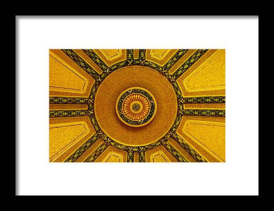 Majestic Ceiling design  - Framed Print