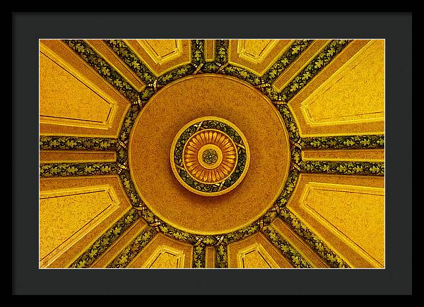 Majestic Ceiling design  - Framed Print
