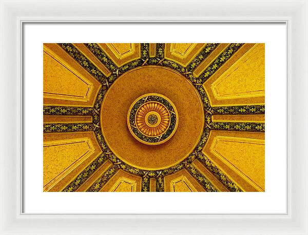 Majestic Ceiling design  - Framed Print