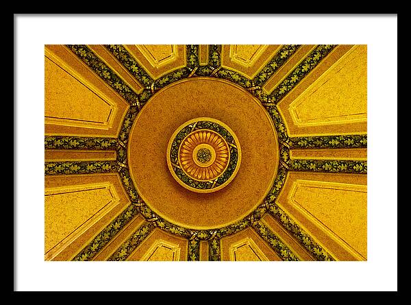 Majestic Ceiling design  - Framed Print