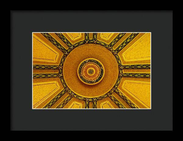 Majestic Ceiling design  - Framed Print