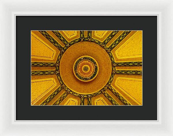 Majestic Ceiling design  - Framed Print