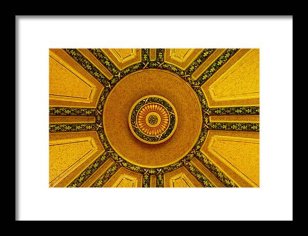 Majestic Ceiling design  - Framed Print