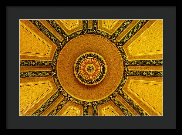 Majestic Ceiling design  - Framed Print