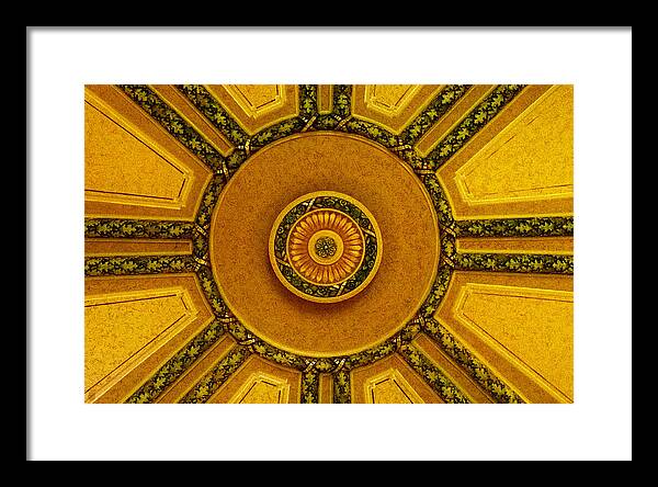 Majestic Ceiling design  - Framed Print