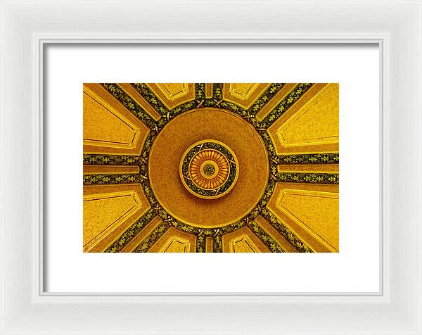 Majestic Ceiling design  - Framed Print