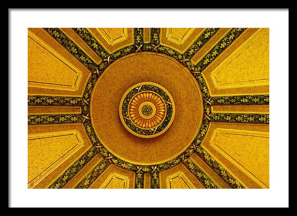 Majestic Ceiling design  - Framed Print