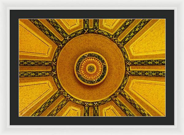 Majestic Ceiling design  - Framed Print