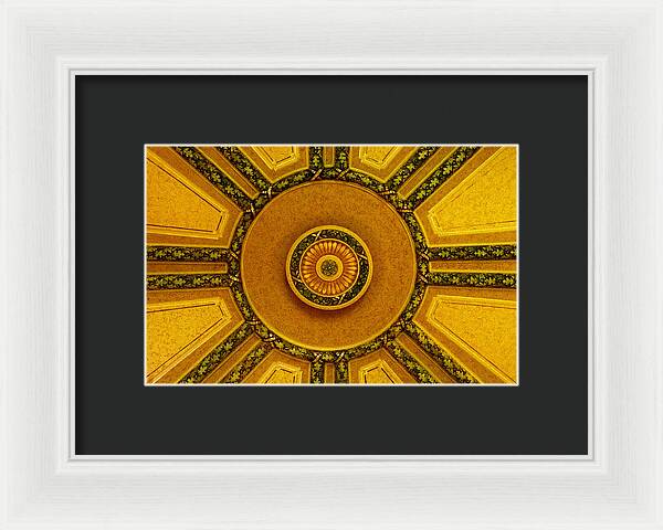 Majestic Ceiling design  - Framed Print