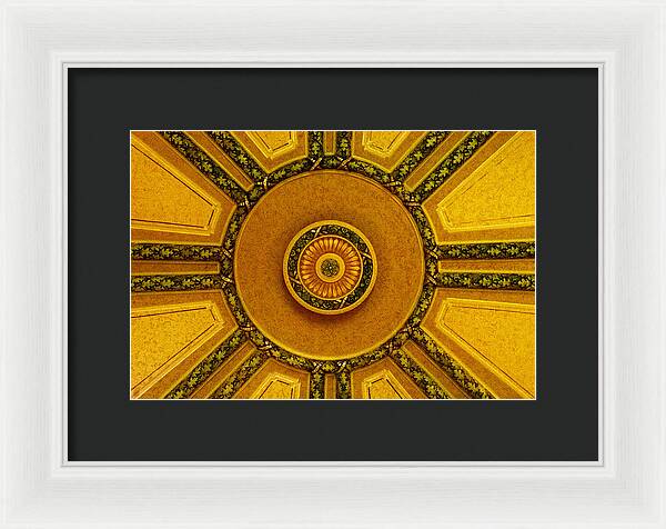 Majestic Ceiling design  - Framed Print