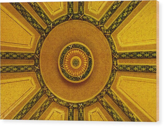 Majestic Ceiling design  - Wood Print