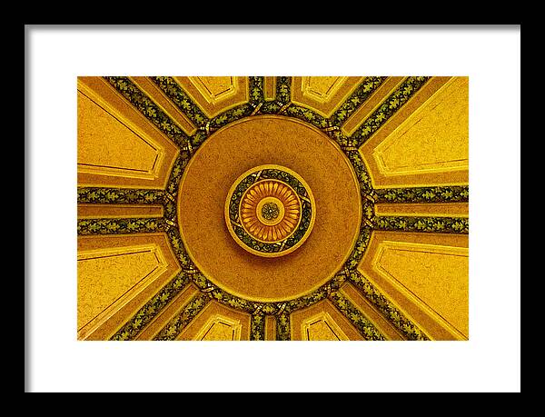 Majestic Ceiling design  - Framed Print