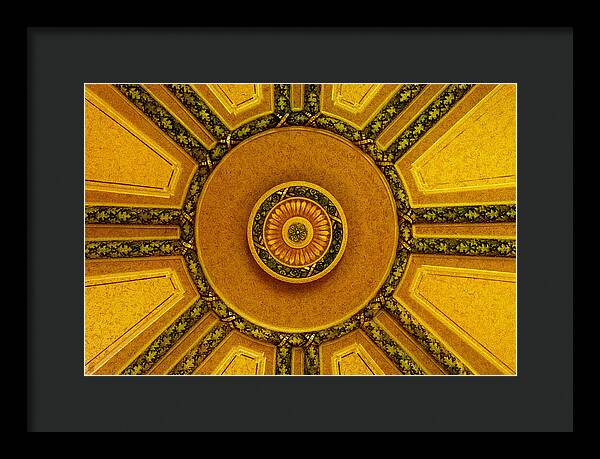 Majestic Ceiling design  - Framed Print