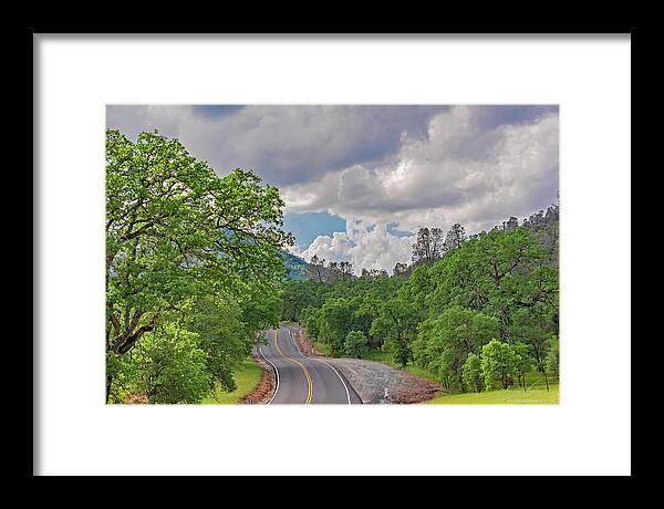 Mariposa County Roads - Framed Print