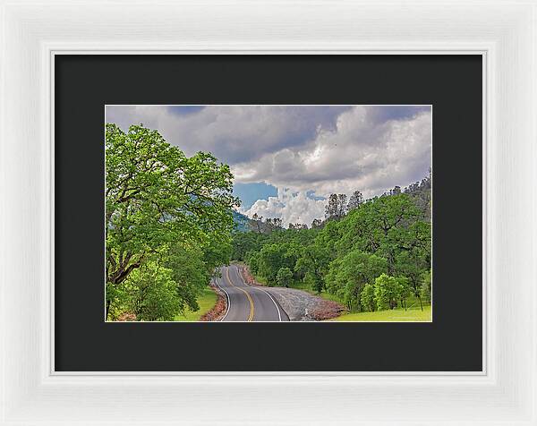 Mariposa County Roads - Framed Print