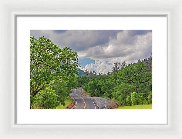 Mariposa County Roads - Framed Print