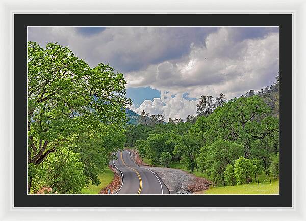 Mariposa County Roads - Framed Print