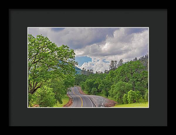 Mariposa County Roads - Framed Print