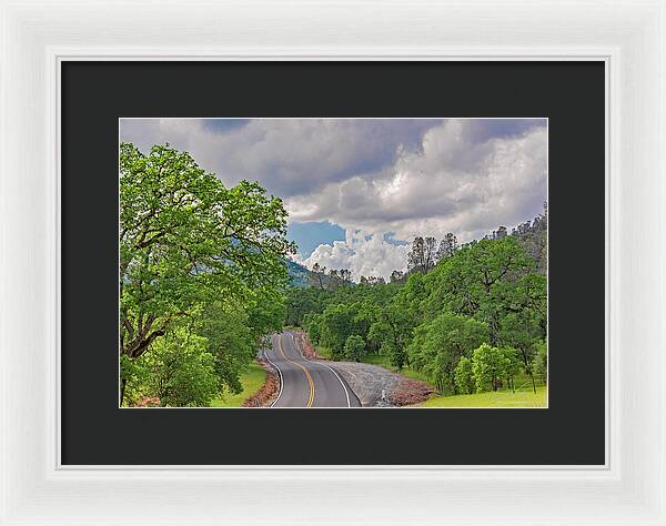 Mariposa County Roads - Framed Print
