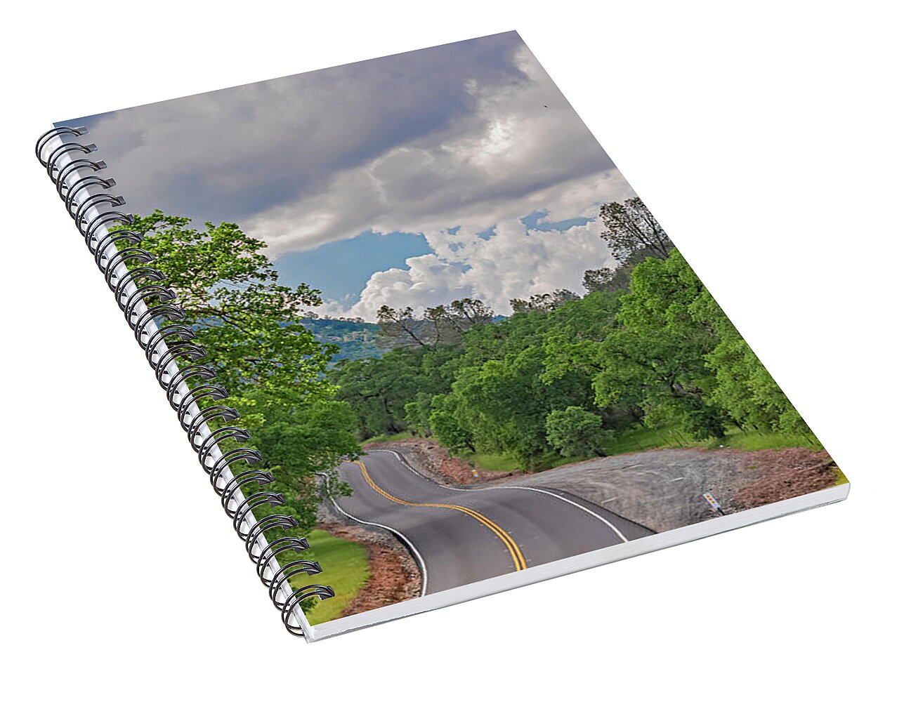 Mariposa County Roads - Spiral Notebook