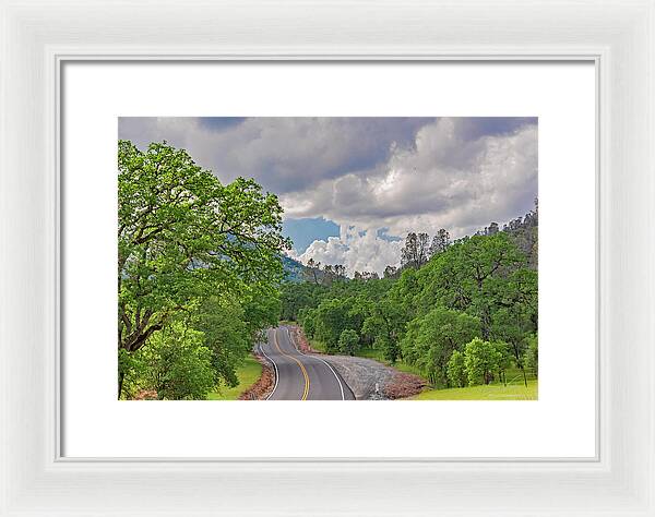 Mariposa County Roads - Framed Print