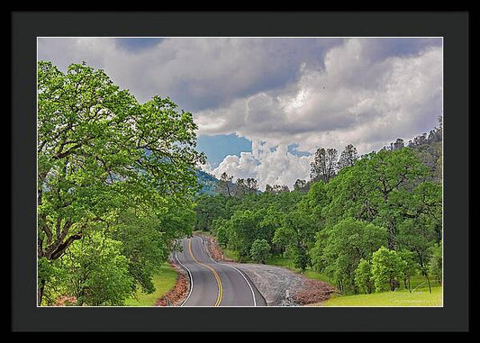 Mariposa County Roads - Framed Print